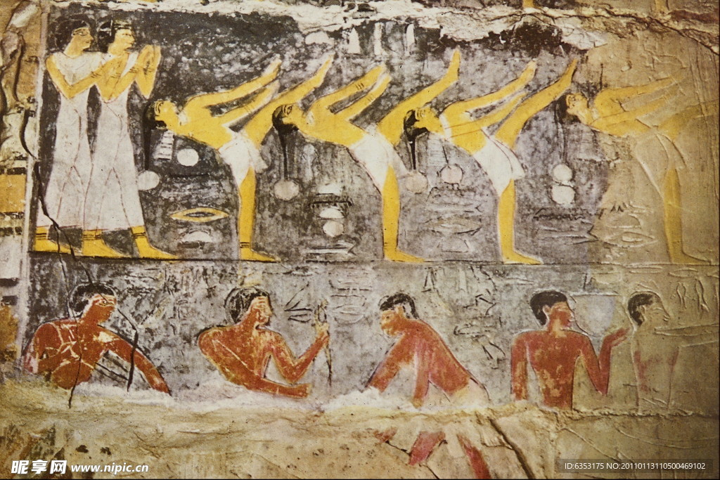古代墙体绘画