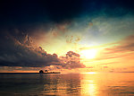 海边夕阳