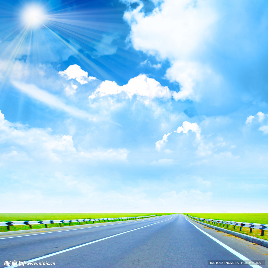 道路公里高清图片