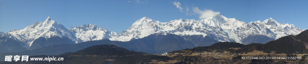 梅里雪山全景