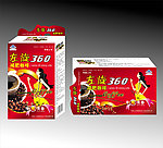 左旋360减肥咖啡包装设计