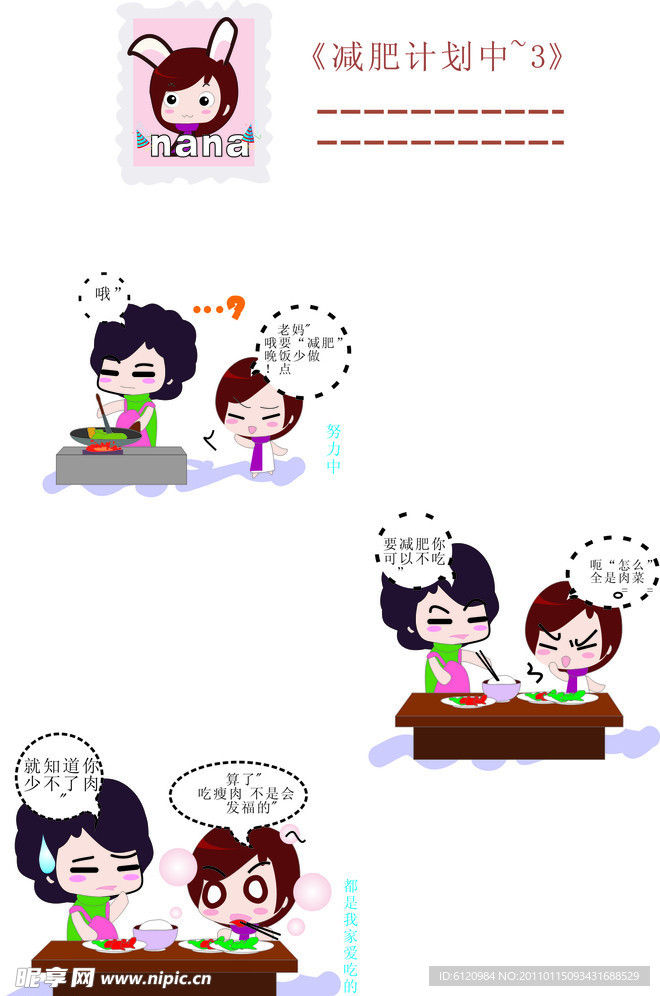 卡通对话