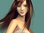 手绘美女