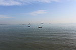 厦门风光 大海 渔船