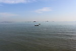 厦门风光 大海 渔船