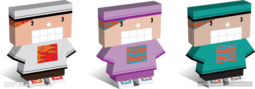 3d卡通人