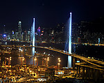 昂船洲大桥及港岛