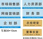 部门牌