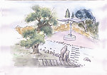 手绘景观