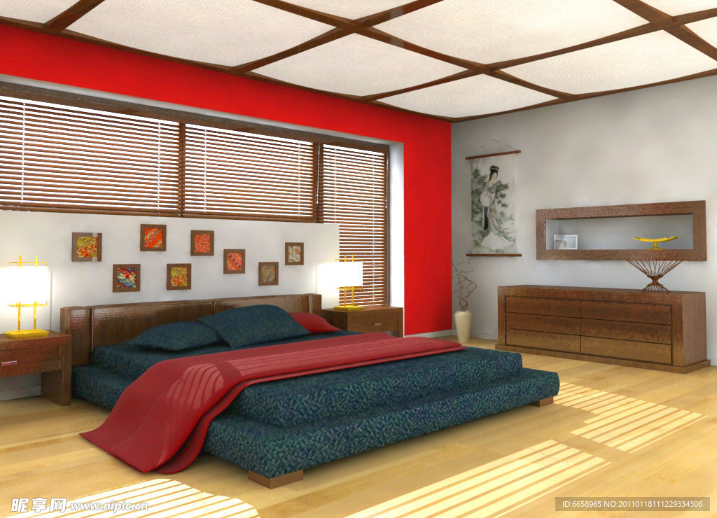 室内模型 卧室