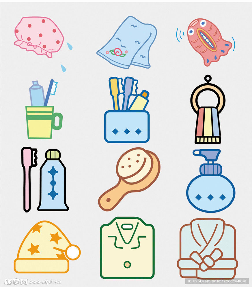 卡通物品