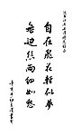 书法 自在飞花轻似梦