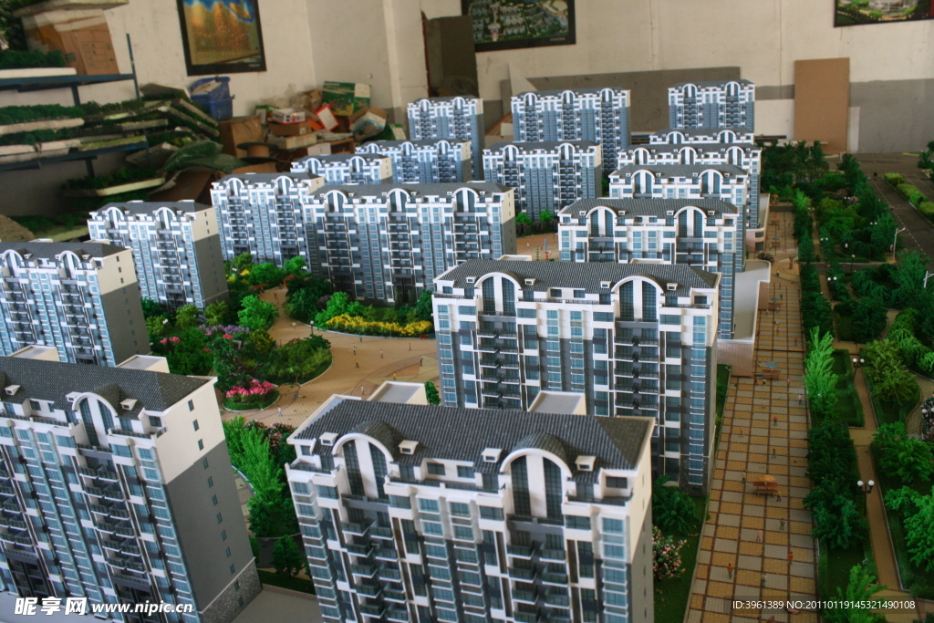 地产楼盘模型