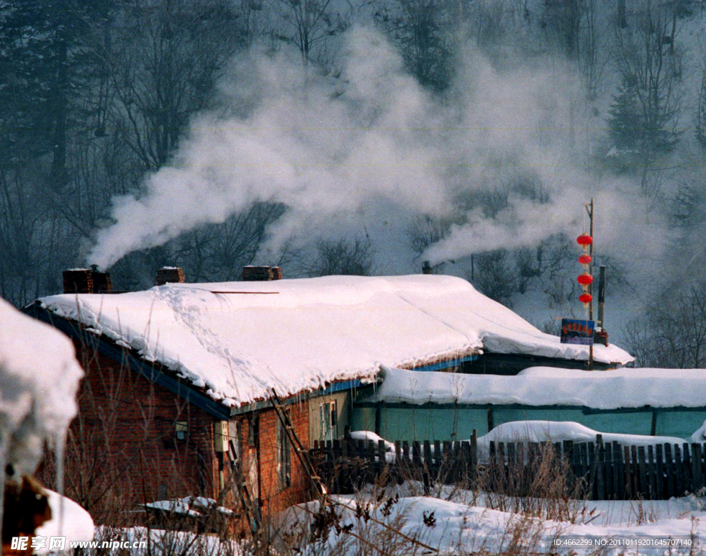 雪中小屋