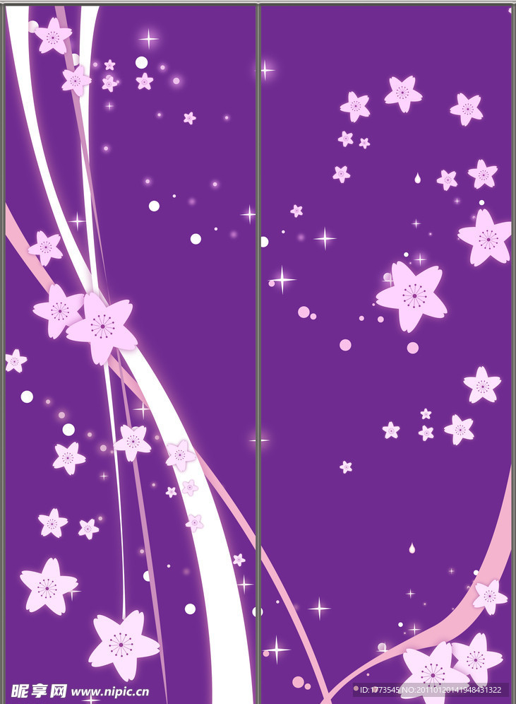 移门花花