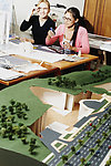 漂亮女设计师建筑师