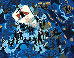 农民画 数字电视进农村