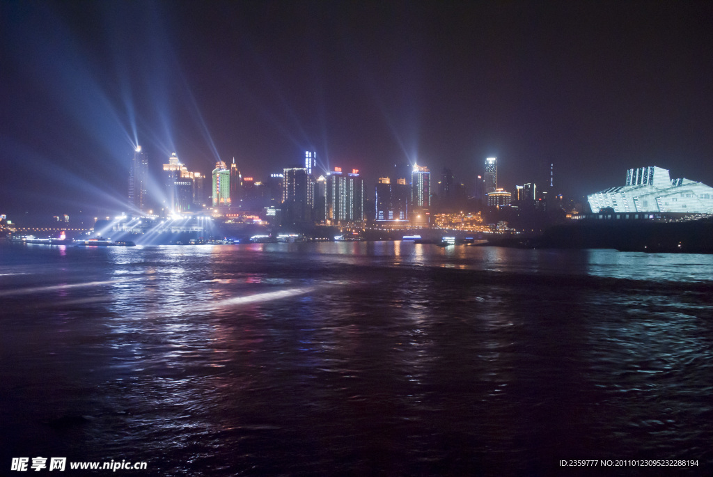 朝天门码头全夜景