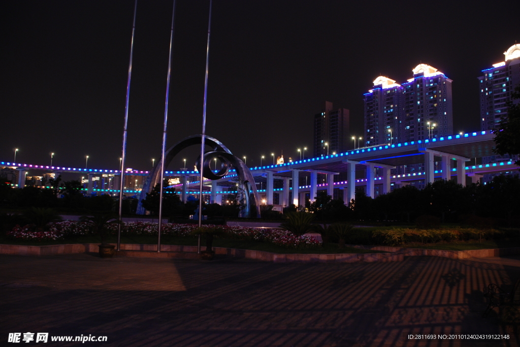 上海南浦大桥 LED夜景照明