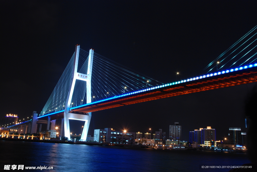 上海南浦大桥 LED夜景照明