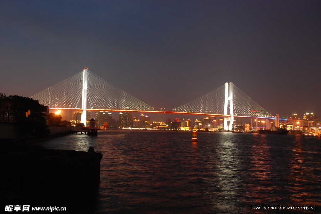 上海南浦大桥 LED夜景照明