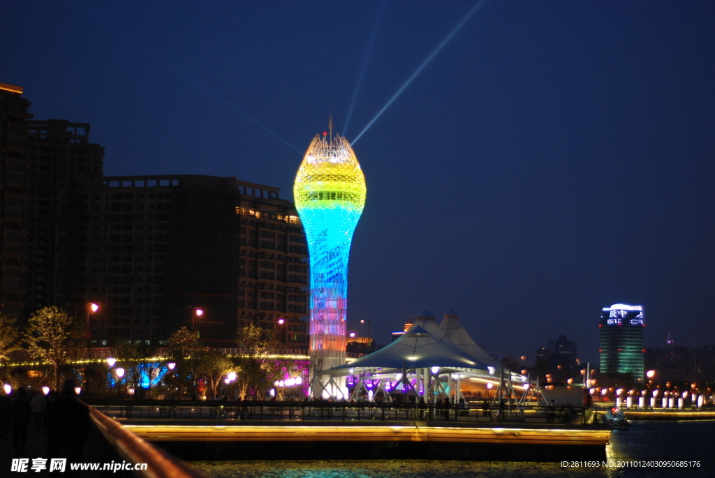 上海徐汇滨江海事塔 LED夜景照明