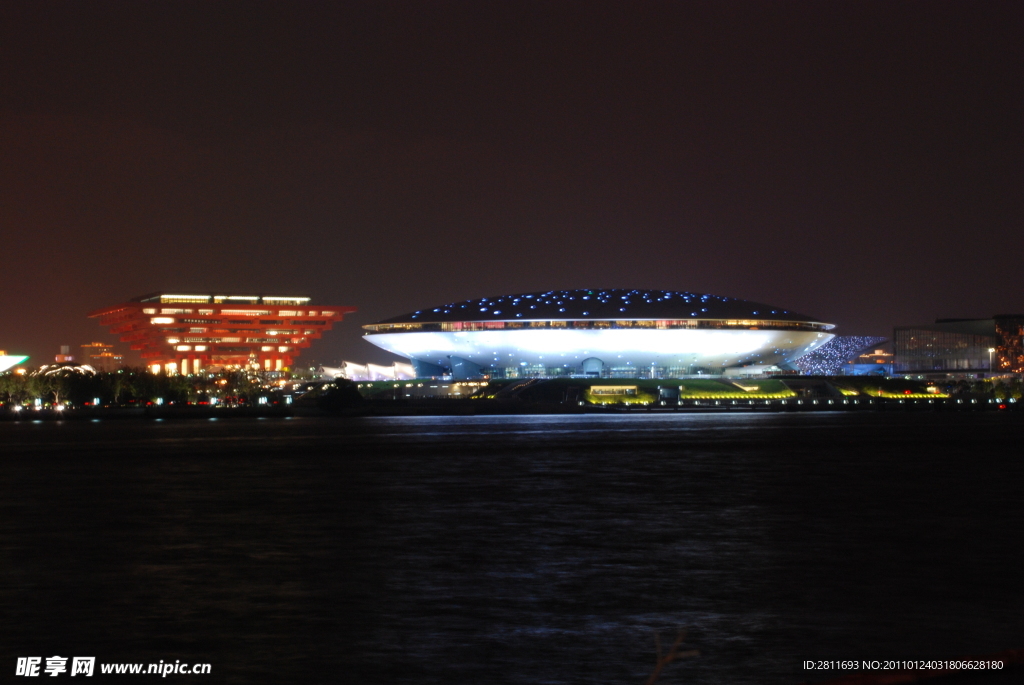 海世埔 中国馆 LED夜景照明