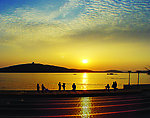 蠡湖日落美景