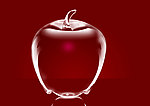 红底水晶苹果
