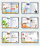韩国幼儿早教教育公司网页模板