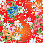 时尚花卉矢量素材