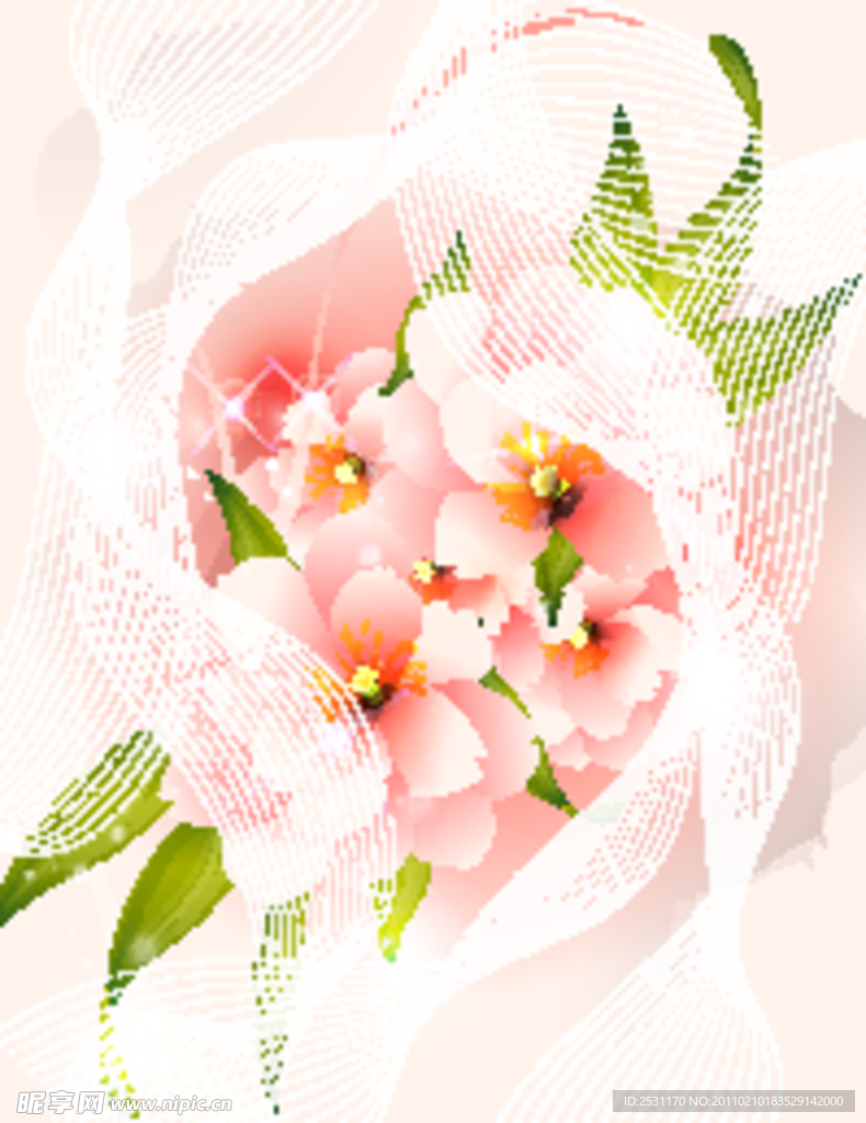 矢量花朵