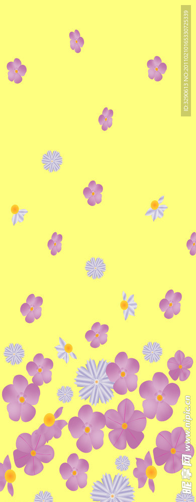 小花推拉门