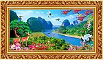 风景画 山水画 桂林山水