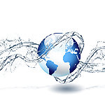 水柱缠绕地球