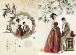 婚纱摄影模板 洛花缘