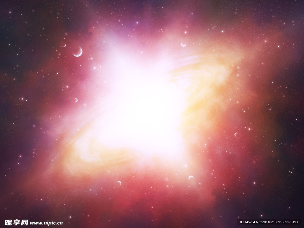 梦幻星球星空背景
