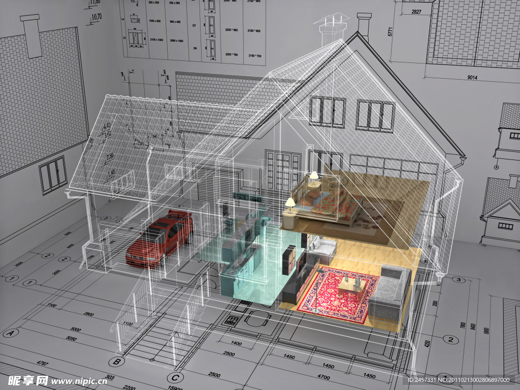 3d建筑别墅设计模型图纸