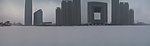 海河雪景