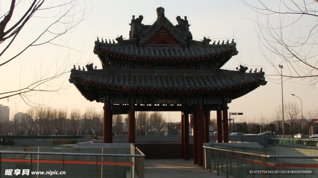 凉亭 仿古