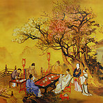 桃李园春宴图