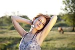 春光里的美女模特