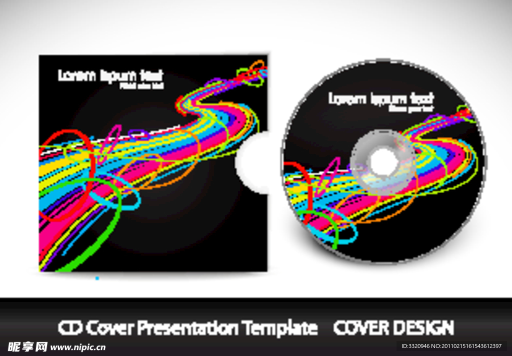 CD封面矢量素材