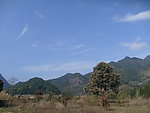 山林的蓝天