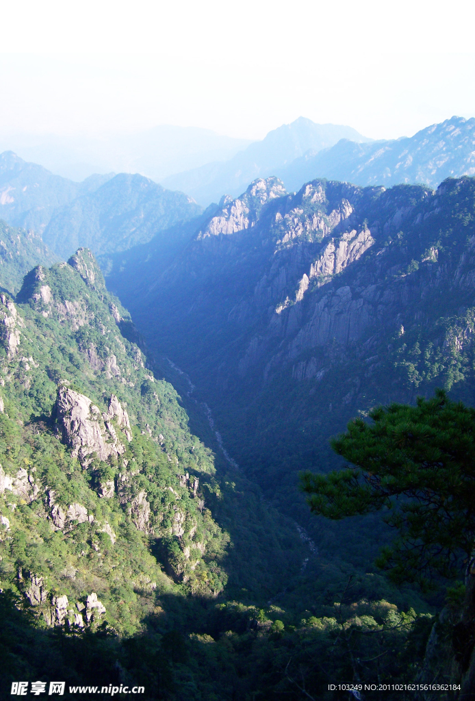 黄山山峰