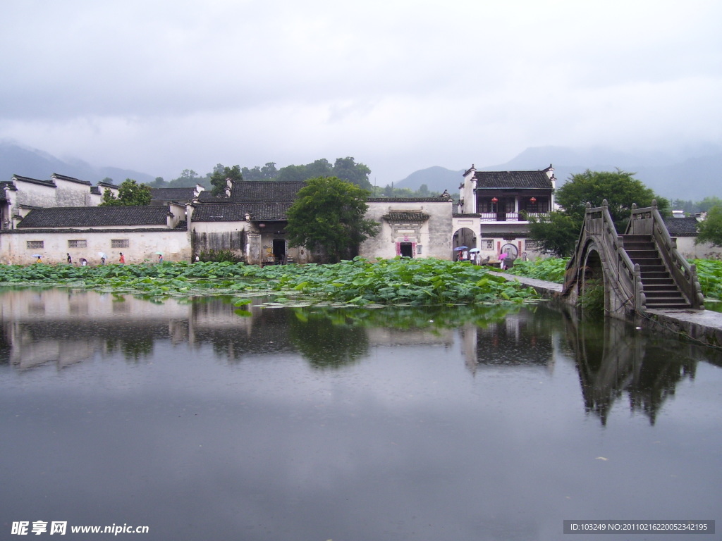 宏村景色