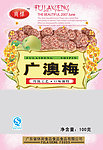 广澳梅包装设计 分层图片