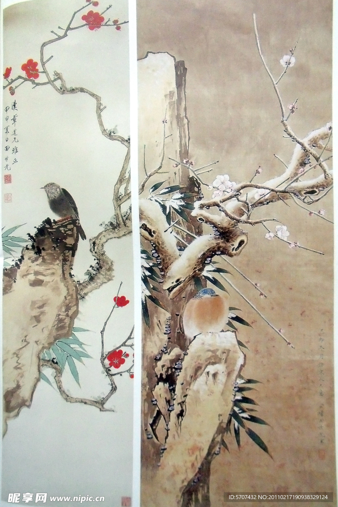 国画 梅花