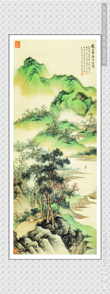 山水古画