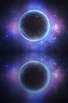 梦幻星球星空背景